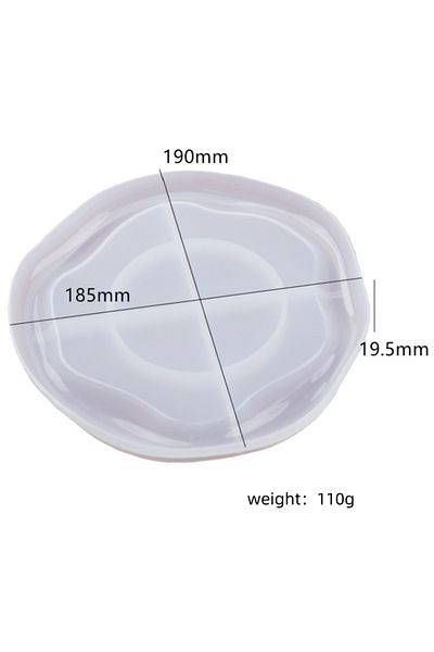Choice 1 Irregular Cloud Tray Silicone Molds Diy Gypsum Plate Tea Cup Mat Jewelry Storage Box Decorative O.