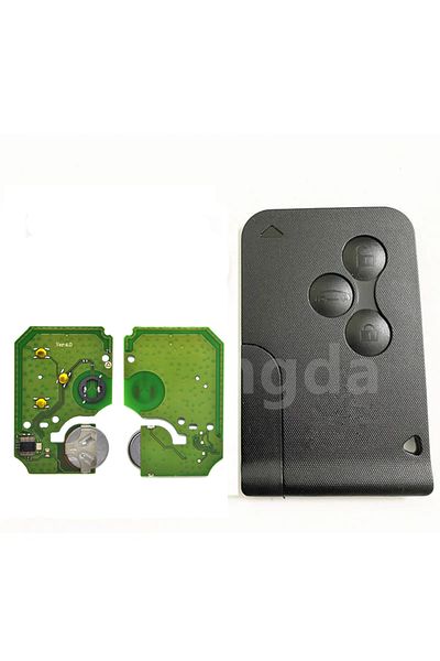 Wilongda 1pcs For Scenic Key 1/5pcs 3 Buttons Half Smart Remote Car Key 433mhz Id46 Pcf7947 Chip For Renaul
