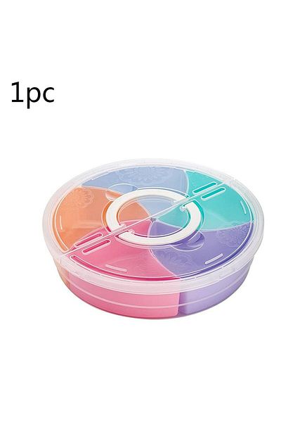 Choice Colourful 1pc Multi-function Food Storage Tray With Lid Food Containers Tray To Keep For Nuts And C