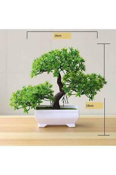 merylover Greenplants With Pot Yunsong New Green Artificial Plants Bonsai Small Tree Grass Flower Potted Bonsa