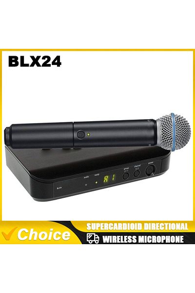 Choice Blx24 Beta58 Eu Plug Blx4 Blx24 Blx4r Blx24r Beta58 Beta58a Professional 1 Channel Uhf Blx Wireless