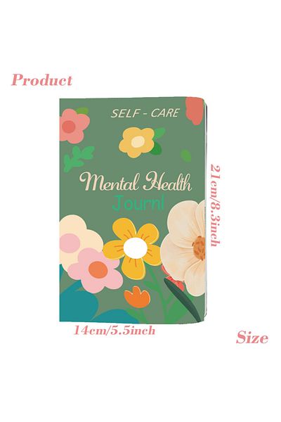 Choice Green Mental Health Journal:92 Days To Track Your Moods, Intentions, Original Mental Health Daily Fo