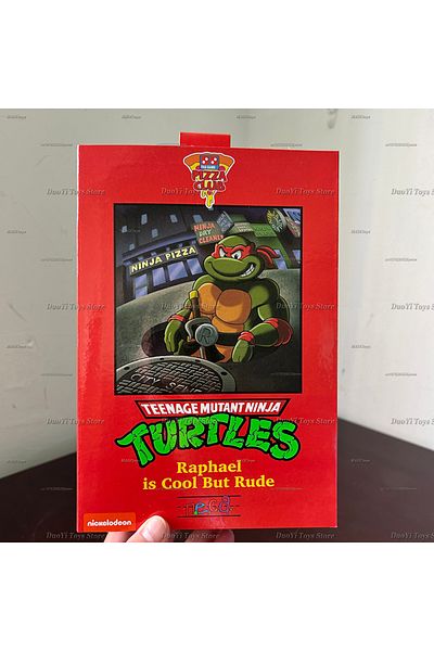 Choice With Box A 4pcs/set New Neca Leonardo Leads Turtles Figures Pizza Club Turtles Anime Action Figure M