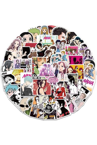 Choice 50pcs 50pcs Anime Nana Stickers Cool Graffiti Decals Diy Decoration For Phone Laptop Stationery Pvc
