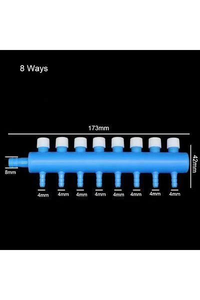 Choice Eight Ways Newplastic 2 3 4 6 8 Way Aquarium Air Splitter Valve Fish Tank Air Pump Flow Splitter Dis
