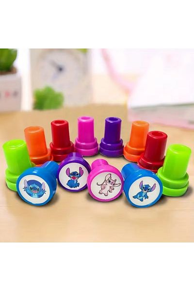 Choice 12pcs 12pcs Cartoon Stitch Seal Gift Stitch Cartoon Pattern Seal Christmas Gift