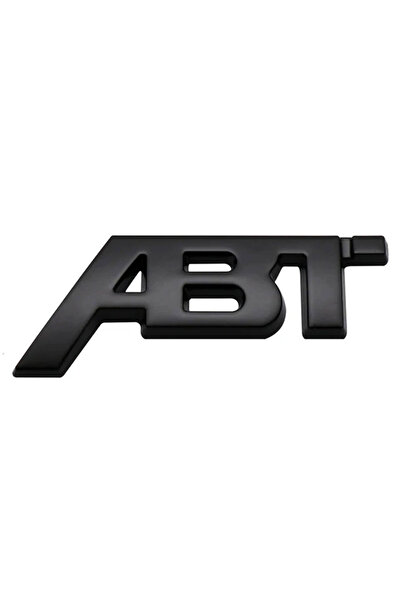 Choice 81x32mm Glossy Black 3D Metal ABT Sticker Car Rear Trunk Letter Logo Badge For A3 A4 A5 A7 A7 Q3 Q5