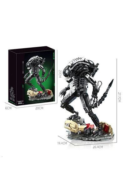 AMAZINGBLOKS Monster 882pcs Alien Monster Building Blocks Classic Movie Robot Assemble Model Bricks Desktop Displ