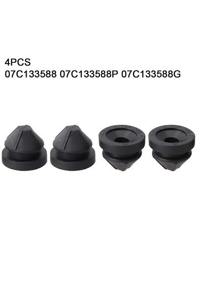 Choice 4PCS Rubber Air Filter Housing Shell Grommet Engine Cover Buffer Bush For PASSAT For GOLF For SCI...