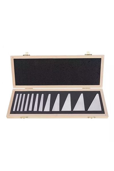 ETOPOO 12pcs Set 10pcs 1-30 Degree Precision Ground Durable Angle Block Set 2pcs Angle Block For Lathes Mi