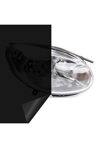 Choice 30cmx200cm Deep Black Car Headlight Tinting Vinyl Warp Film 30*200cm Auto Light Lamp Tint Stickers W