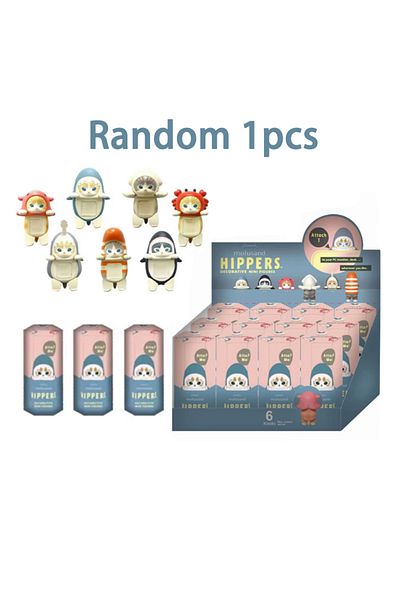 Choice Random 1pcs Fm Random Send Mofusand Hippers Decorative Mini Anime Figures Ornaments Dolls Fans Child