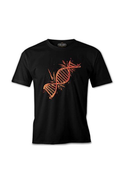 Lord T-Shirt Dna Chain Exploding Men's Black T-shirt