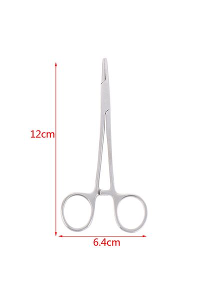 Choice 1pc As Picture 12cm Stainless Steel Surgical Handle Needle Clamp Suture Needle Holder Forceps For Li