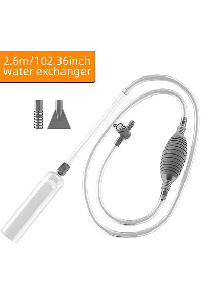 Choice B Wolinpet Aquarium Siphon Vacuum Cleaner For Fish Tank Cleaning Gravel & Sand