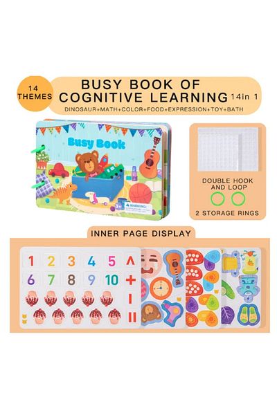 Choice Cognition Learning Game Montessori Activity Book Paste Sticker Logical Life Ability Sorting Educatio