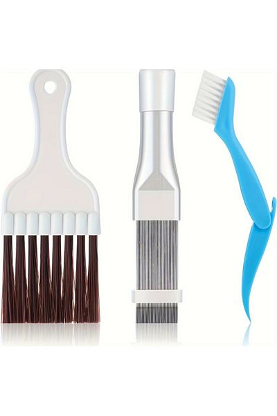 Choice 3pcs 3pcs Air Conditioner Cleaning Kit Conditioning Fin Comb Condenser Radiator Remove Dust Tool Fro