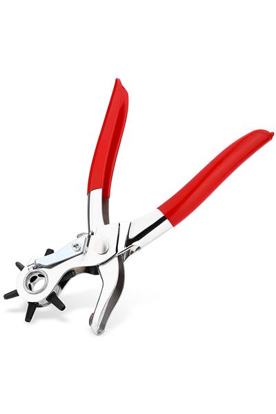 Choice Multi-function Portable Puncher Heavy Duty Leather Belt watch strap Hole Punch Hand Pliers Belt H...
