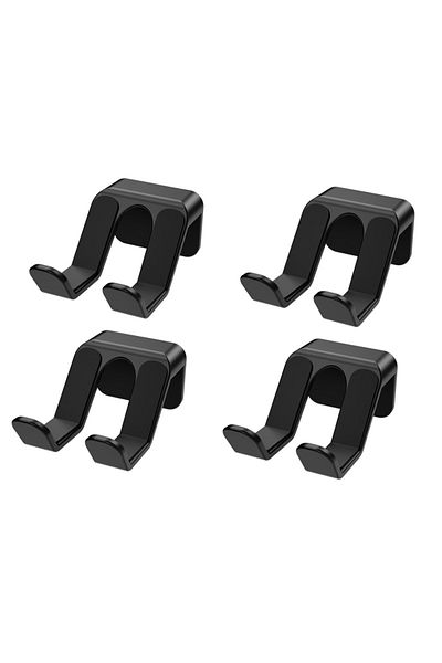 DIXSG Black 4pcs Type 1 For Ps5 Ps4 Switch Pro Xbox One Game Controller Wall Mount Gamepad Headphone Heads