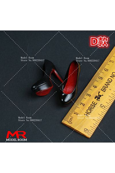 Choice D 1/6 Scale Fashion Girl High Heel Shoes Simulation Stiletto Court Shoes Model Fit 12'' Tbl Ph Fema.