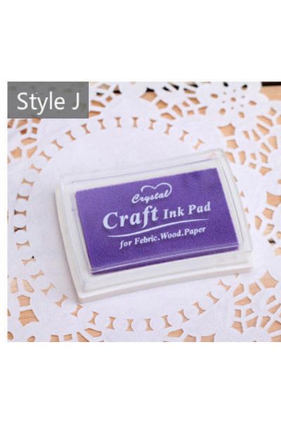 mr.paper J Mr Paper 15 Colors Inkpad Handmade Diy Craft Oil Based Ink Pad For Fabric Wood Paper Scrapbooking.