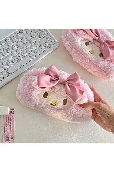Choice 1pcs Kawaii Sanrio Melody Pencil Pouch Large Capacity Pen Case Cute Cosmetic Bag Girls Cartoon Cute