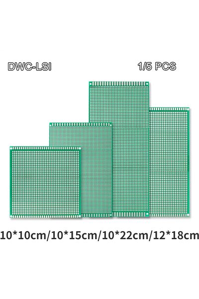 Choice 1pc 12x18cm 1pcs 8x12 9x10 9x15 10x10 10x15 10x22 12x18cm Single Side Pcb Prototype Board Printed Ci