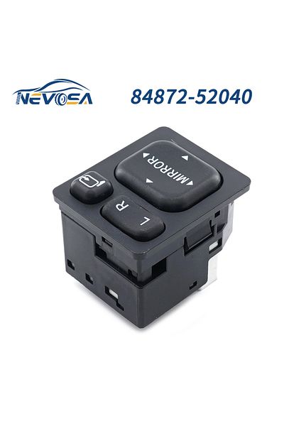 Choice 84872-52040 Nevosa 84872-52040 مفتاح ضبط التحكم في مرآة الرؤية الخلفية للسيارة لسيارة Toyota Corolla Scio