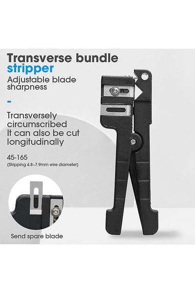 Choice 45-162 45-163 45-165 Fiber Optic Stripper Coaxial Cable Stripper Optical Cable Slitter Wire Strip...