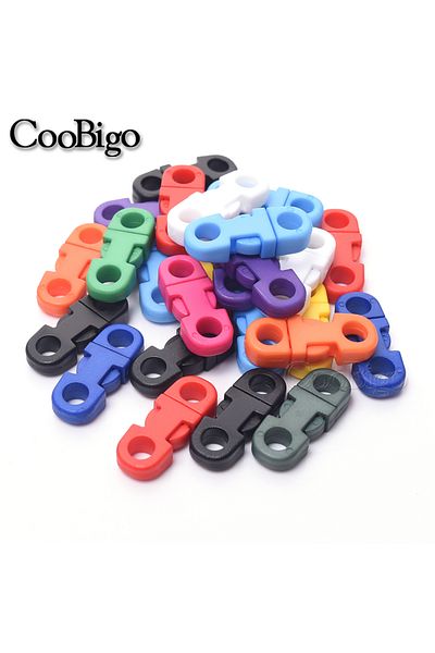 Choice Mix Colors 10pcs Plastic Side Release Buckle Mini Paracord Bracele Clip Clasp For Cameras Strap Pet