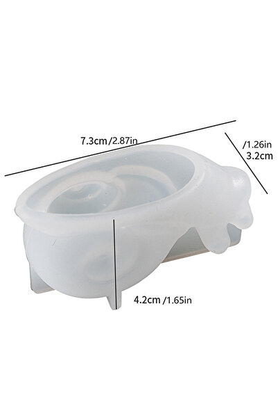 Choice 1 قوالب حيوانات الحلزون، قوالب محاكاة شكل الحلزون الضفدع السحلية، زينة...