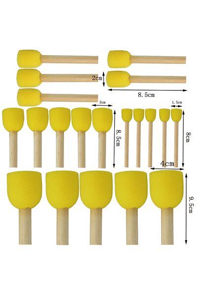 Choice 20pcs 4/20pcs/bag Ceramic Sponge Rod Set Water Absorbing Sculpture Bloom Pottery Tools Diy Crafts Ha