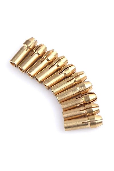 Choice 10Pcs/set Drill Chucks Adapter 0.5mm-3.2mm Mini Drill Chucks For Dremel Chuck Adapter Micro Colle...