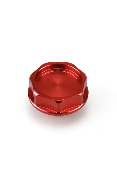 Choice غطاء زيت محرك سيارة سباق JDM أحمر بدون شعار، تعديل السيارة، خزان تعبئة الوقود من الألومنيوم