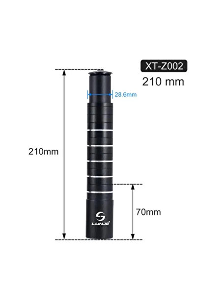 Choice مقود دراجة بارتفاع عمودي 210 مم مصنوع من سبائك الألومنيوم عالية القوة ...