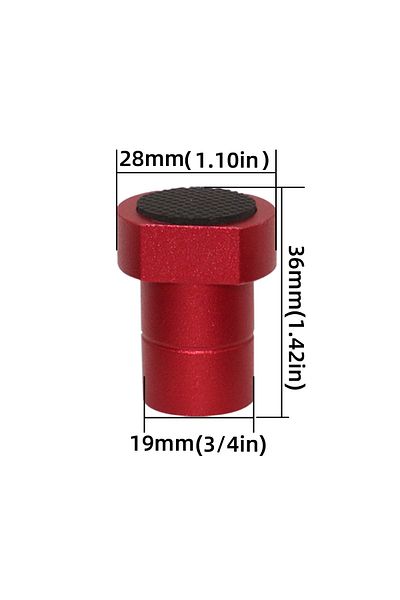 FNICEL 19mm 0.75in Woodworking Bench Dogs,aluminum Alloy Workbench Peg Brake Stops Clamp Table T-track Plan