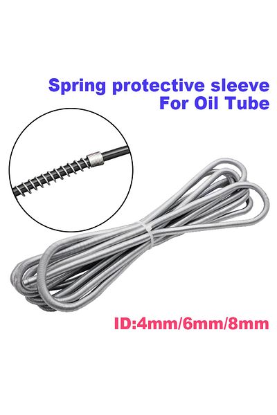 Choice One Meter(ID. 4MM) 1 Meter 3mm 4mm 6mm 8mm Spring Protective Sleeve For Rc Hydraulic Oil Tube Exca