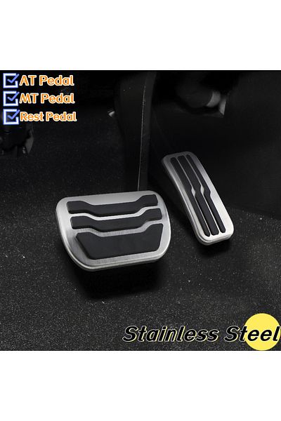 Choice Stainless Steel Car Gas Brake Pedal Pads Cover  for Ford New Mondeo Edge Fusion 2015 - 2022 Pedal...