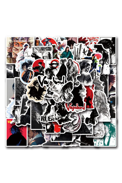 Choice ملصقات Vagabond الرائعة متعددة الألوان 55 قطعة ملصقات DIY قصاصات ورقية...