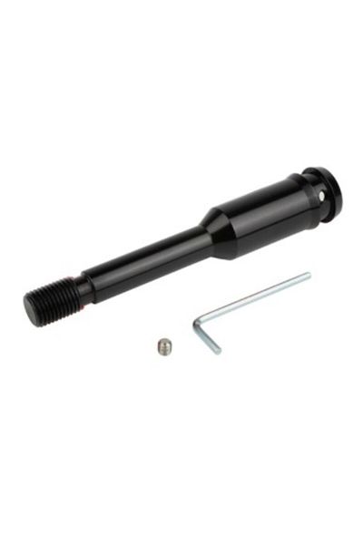 Choice Black 134mm Straight Shift Knob Stick Extension Black Aluminum Gear Knob Extender Extension Short Sh
