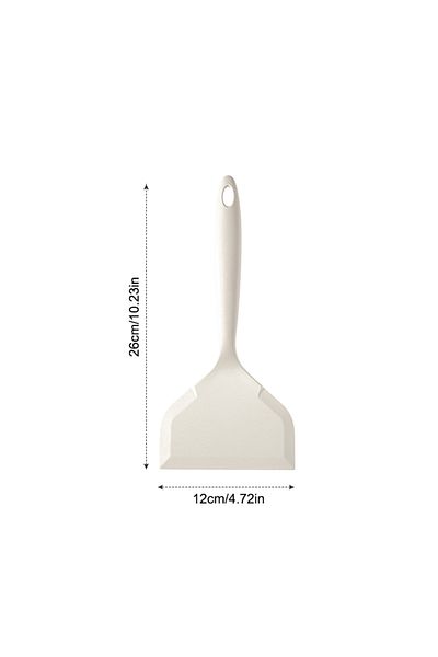 Choice White 1pcs Silicone Spatula Food Grade Cooking Utensils Baking Tamagoyaki Non-stick Cookware Steak P