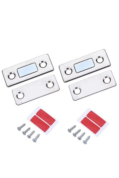Choice 2pack 2 Pack Ultra Thin Cabinet Magnetic Catch Adhesive Drawer Magnet Catch For Kitchen Closet Door
