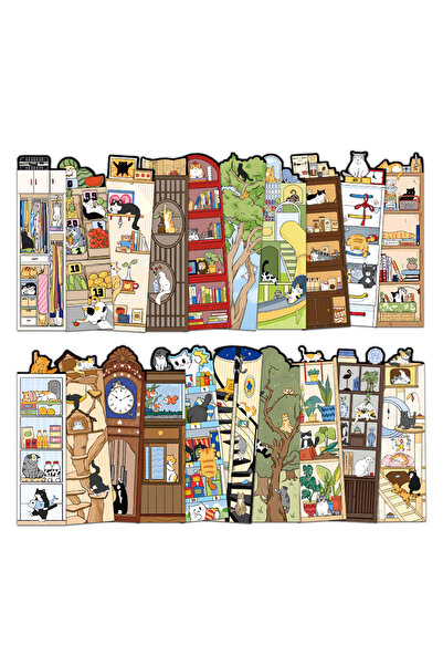 Choice 30 قطعة من علامات مرجعية ملونة لقراءة الكتب على شكل قطة، هدية إبداعية ...