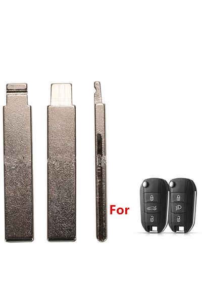 Choice Hu83 10pcs Uncut Hu83 Va2 Remote Car Key Blade For Peugeot 508 208 2008 308 3008 5008 Citroen C3 C4