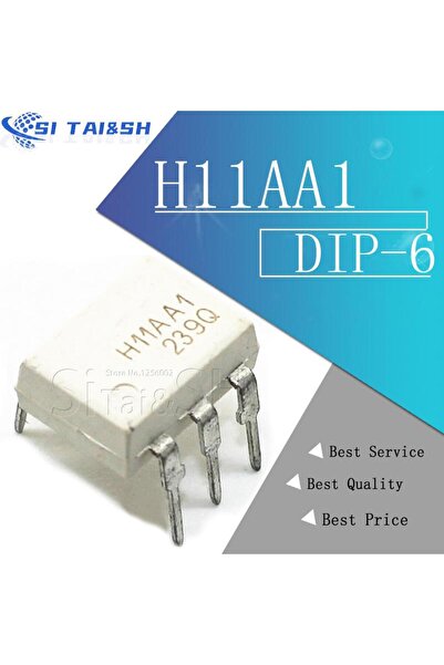 Choice 10pcs/lot H11AA1 AC Input/Phototransistor Optocouplers new