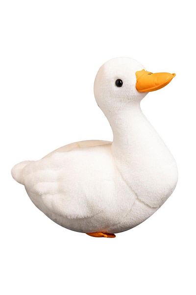 Choice 42cm White Kawaii Lifelike Duck Plush Toy Realistic Cute White Goose Stuffed Animal Toys Gifts For K