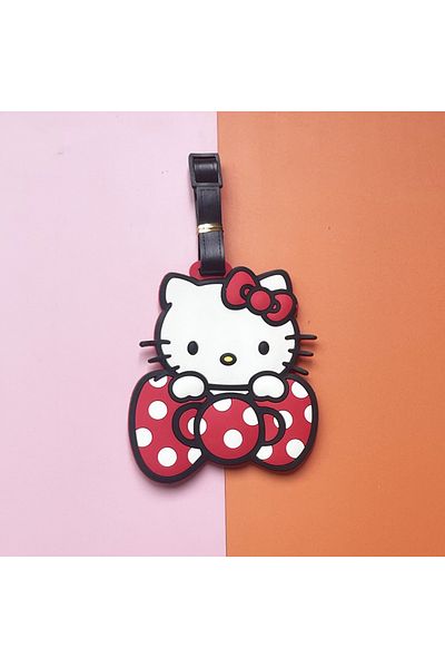 Choice Kawaii Hello Kitty Luggage Label Anime Sanrio Kuromi Melody Luggage Tag Suitcase ID Address Holde...