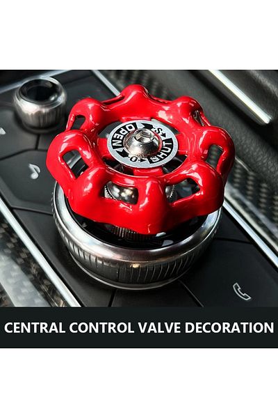 Choice Red Blalion Fun Car Center Control 3d Valve Decoration Auto Interior Shift Knob Cover Air Conditione