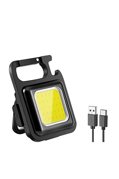 XIWANGFIRE حزمة H مصباح يدوي LED صغير الحجم، مصباح عمل محمول للجيب، سلسلة مفاتيح قابلة لإعادة الشحن عبر USB