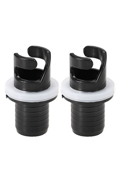 Choice محول صمام هواء لقارب كاياك قابل للنفخ قطعتين باللون الأسود، محول خرطوم...